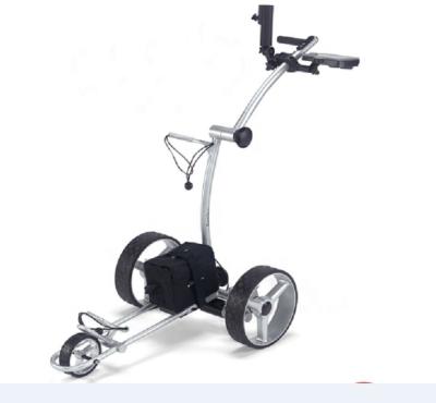 China Push Cart Golf Trolley 3 Wheel Aluminum Alloy Electric Golf Trolley Bag Push Cart Follow Me Golf Trolley for sale