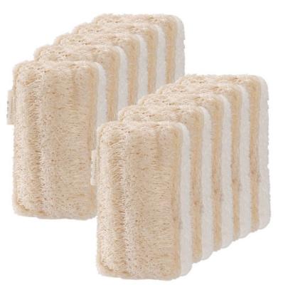 China Eco Friendly Kitchen Sponge Cellulose And Loofah Sponge For Dish Custom Size for sale