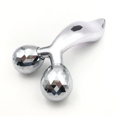 China Hand Held Hot Selling Face Lifting Roller Slim ABS 3d Facial Massager for sale