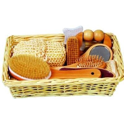 China Fashionable And Luxurious Bamboo Body Bath Set Wooden Bath Gift Set for sale