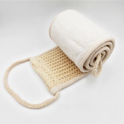 China EXFOLIATING Sisal Fiber Promotion Fashion Back Tie Bath Natural Chafing Belt for sale