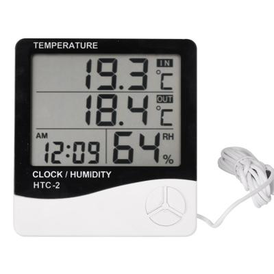 China Dropshipping Eco-Friendly HTC-2 Measuring Instruments Laboratory Digital Thermometer and Indoor and Outdoor Humidity Meter for sale