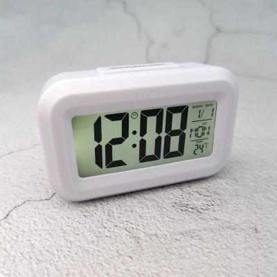 China Class 2021 Digital Alarm Clock Home Alarm Clock For Children Decorative LCD Alarm Table Clock for sale