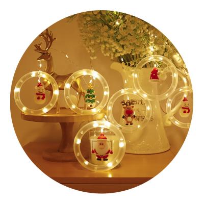 China Wholesale Fashionable Cute Twinkle Led Christmas Lights Decorations Supplies USB Battery Ornaments Outdoor Curtain Hanging Christmas Lights for sale