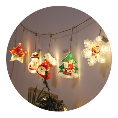 China Wholesale Fashionable Cute Twinkle Led Christmas Lights Decorations Supplies Ornaments Hanging Christmas Lights Outdoor Curtain for sale