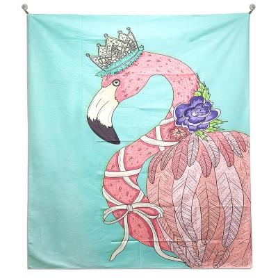 China Tapestry Flamingo Pile Fabric Logo Size Words Tapestry Wall Decoration Minimalist Custom Hanging Tapestry for Bedroom Home Decor for sale