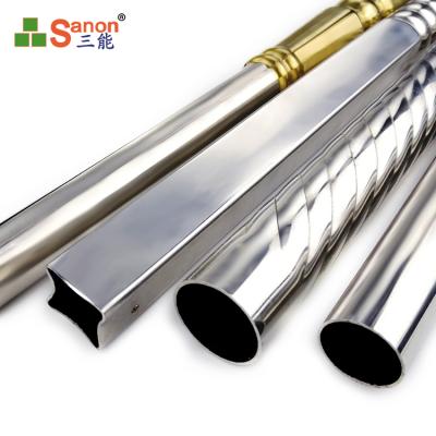 China Stair Railing Balcony Railing Door Windows 201/304/316 Stainless Steel Pipe Tube Manufacturer for sale