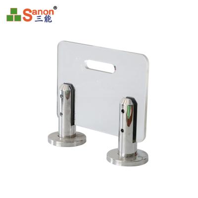 China Stainless Steel Flange Quality Assurance Glass Clamps 316 Stainless Steel Shower Door Glass Flange for sale