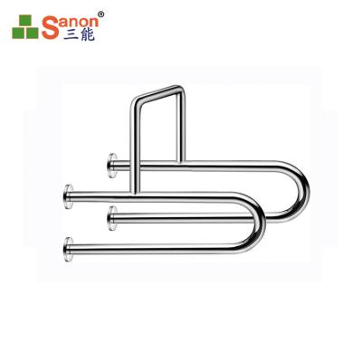 China Eco-friendly Public Place Urinal Handrail Handrail Handrail Bar Stainless Disabled Toilet Grab Rails for sale