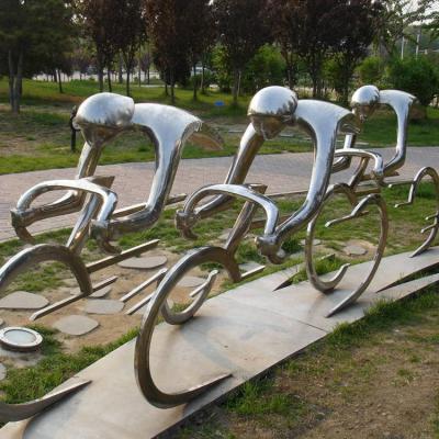 China Europe Sculpture Outdoor Modern Kinetic Garden Sculpture Stainless Steel for sale