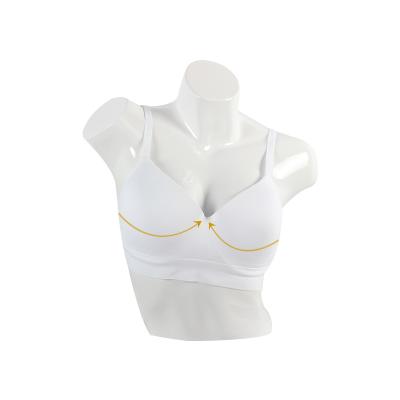 China Custom logo QUICK DRY plus size thin bra straps push up bras comfortable women seamless bra for sale