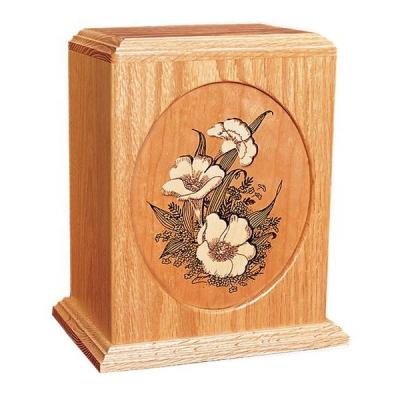 China Factory Style Inlay Pet American Custom High End Wooden Adult Cremation Urns Popular Wooden Urns for sale