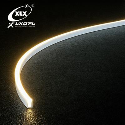 China White Color Flex Living Room Residential Neon Decor LED Silicone Neon Light 8x12mm Square Flexible Tube Tube Neon Decoration for sale