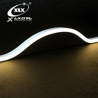 China Decoration/Signage 8x12mm Real Light-Storage LED Flex Light Patent Flat Top Silicone LED Flex Neon Light for sale