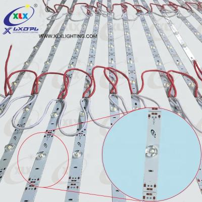 China Advertising light box and led signage SMD 3030 12leds/m led strip rigids light bar for lighting box slim strip for sale