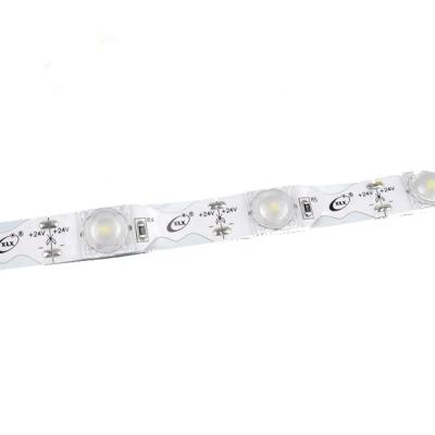 China Indoor or outdoor decration/signage 24V S shape X2 series smd3030 led lens strip light 13000K flex strip for sale