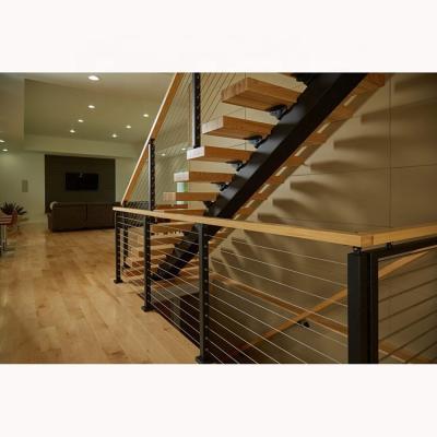 China Durable Eco-friendly Stainless Steel Railing Stair Fencing Cable Railing Factory Wholesale Handrail for sale