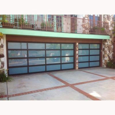 China Heat Insulation Garage Glass Doors Residential 9x8 Automatic Garage Door (Customized) for sale