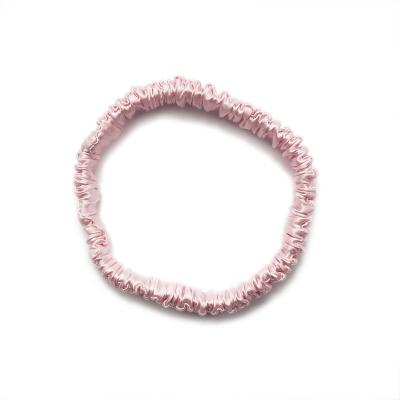 China Hot Sale Luxury Hair Accessories Crumpled Silk Cloth Headband Hair Rope For Girls for sale