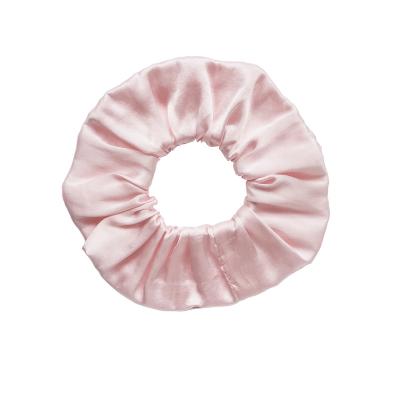 China 6A Luxury Hot Sale 19mm Pure Silk Hair Tie Elastic Hair Scrunchies For Women Lady Girl Manufactory Silk Wraps For Hair for sale