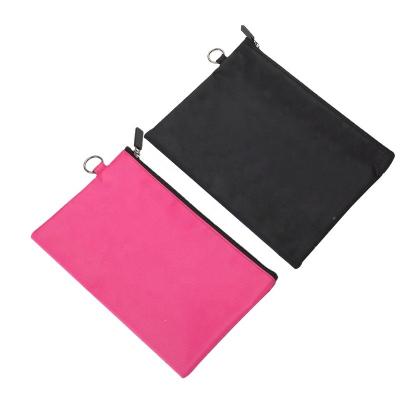 China Fashion Set Of 2 Travel Pocket Set Polyester Zipper Document Pouch for sale