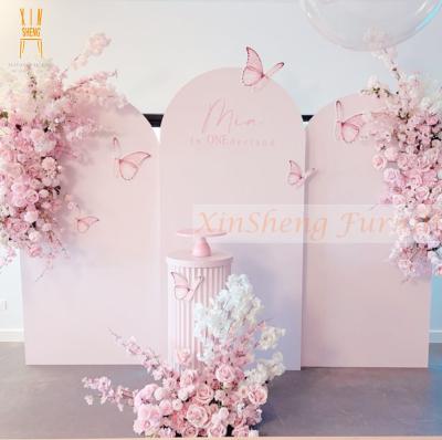 China To Wedding Wall Acrylic Modern Wedding Backdrop Rose Arch for sale