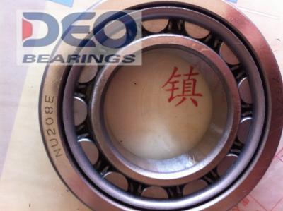 China NU208E  40x80x18 steel cage cooper cage NJ,NU,NUP,NF,SL...Cylindrical roller bearing for sale