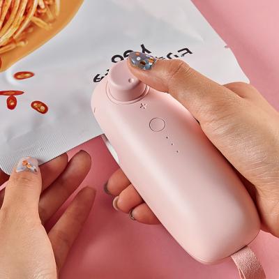 China Portable Usb Food Sealer Machine, Snack Bag Sealer With Usb, Usb Rechargeable Mini Sealer Machine for sale