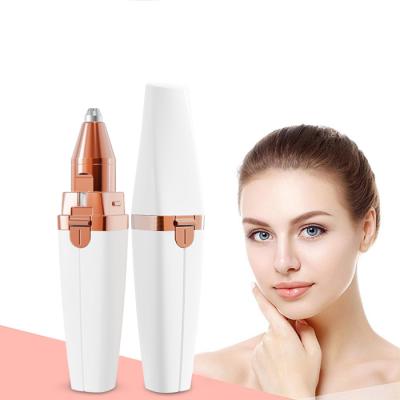 China ABS Women USB Rechargeable Sharper Painless Shaver Pen Electric Eyebrow Trimmer for sale