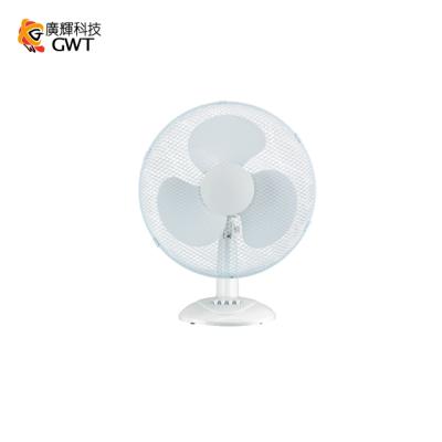 China 16 Inch Air Cooling Desktop Plastic Fan Ventilador Plastic Base Home White CE / Table Fan for sale