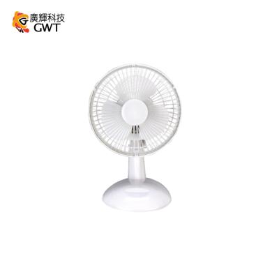 China 6 Inch Small Plastic Desktop Table Fan Plastic Oscillating Cooling Fan For Home Ventilador CE for sale