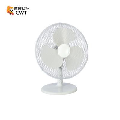 China New 16 Inch Small Desktop Table Fan Plastic Plastic Oscillating Cooling Fan For Home Ventilador CE for sale