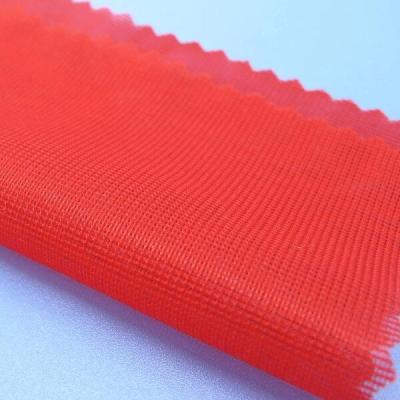 China Breathable Multifilament Mesh Fabric 45g Weight Multifilament Yarn Fabric 152cm Bra Stabilizer Knit Fabric for sale