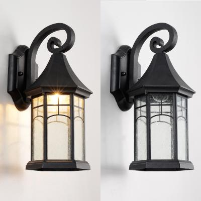 China Decorative European Classic Vintage Ip65 Waterproof Side Led Outdoor Wall Lamp For Garden Corridor for sale