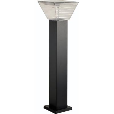 China 2021 Outdoor Garden Modern Design Aluminum Lawn Pillar Light Solar Pillar Light for sale