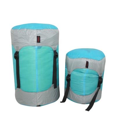 China Customized Logo Printing Waterproof Ultralight 20D Nylon Compression Sleeping Bags Storage Bags For Sleeping Bag for sale