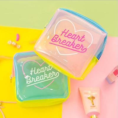 China Fashion Organizer Cute Mini Cosmetic Bag Transparent PVC Cosmetic Bag for sale