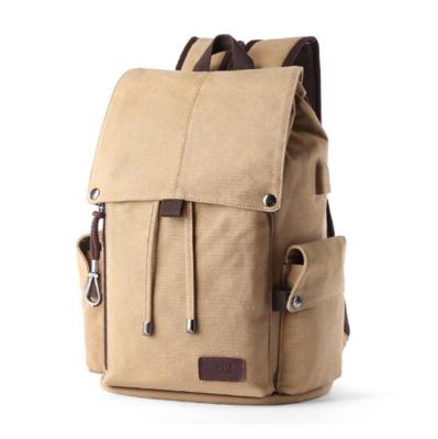 China China factory promotion large capacity canvas backpack waterproof laptop for sale