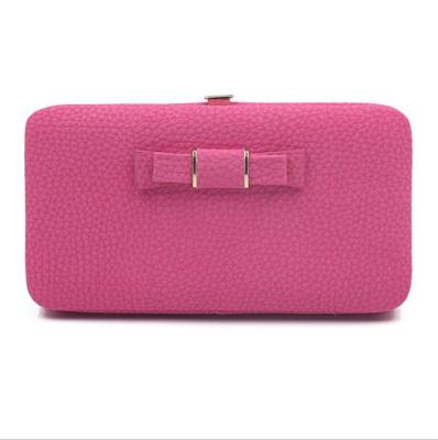 China Latest Fashion Bowknot Cheapest Fancy Wallets Awesome Women Wallets for sale