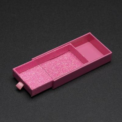 China Long Gift Box Natural Luxury Drawer Design Magnetic Gift Box False Eyelash Packaging Box for sale