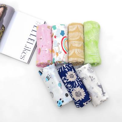 China Anti-pilling Custom Design Solid Color Baby Bamboo Cotton Muslin Baby Blanket for sale