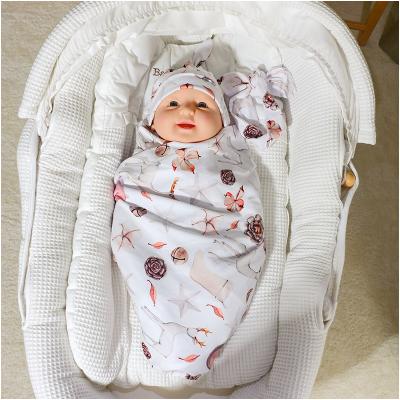 China 2021 Toddlerlife Trend Baby Boutique Anti-Static Kids Fashion Cotton Covering Jersey Bamboo Baby Wrap for sale