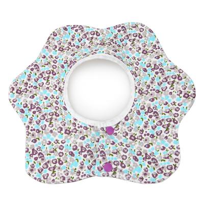 China Sustainable Cost Price 10pcs MOQ Round Design Waterproof Baby Bib for sale