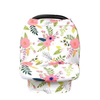 China Eco-freindly; Soft ; Lightweight Wholesale Multi-Use Baby Car Seat Stretch Nursing Cover for sale