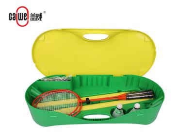 China 2 Players Beach Badminton Set , Freestanding Badminton Set With Plastic Box,outdoor badminton set for sale