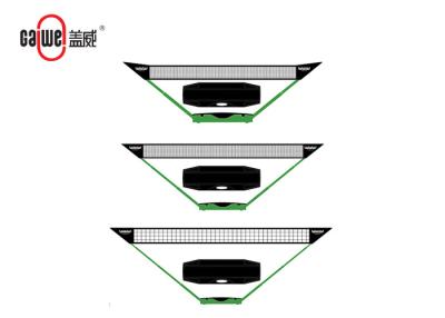 China 3 in 1 Tennisbadminton und -Volleyball stellten 2,45 - 3.02m die Breite PET materielles Netz kundengebundene Farbe ein zu verkaufen