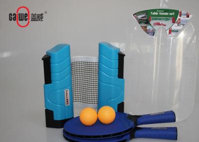 China Unbreakable Outdoor Table Tennis Set Ultraviolet With 2 Ping Pong Balls for sale