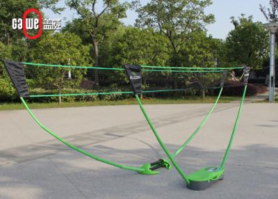 China Portable Plastic Folding Badminton Set For 2 People / 4 People 1.55M Height for sale