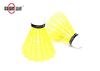 China Gift Plastic Badminton Shuttlecock For Outdoor Play Water Resistant Easy To Clean for sale