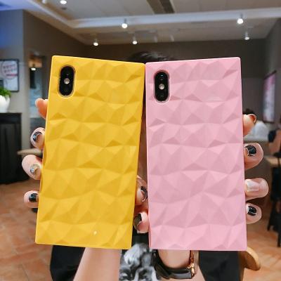 China 2022 Shockproof New Luxury Phone Case For 11 13 14 Pro Max iPhone XS Max12 Max Diamond Pattern Phone Cover For pro for sale